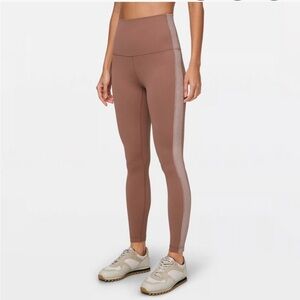 Lululemon Align Super High Rise Pant 28" Velvet SE Size 10 Spanish Oak
